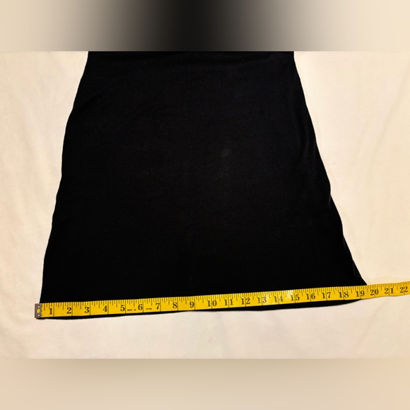 SKIMS black ribbed mini dress, L - Picture 6 of 8